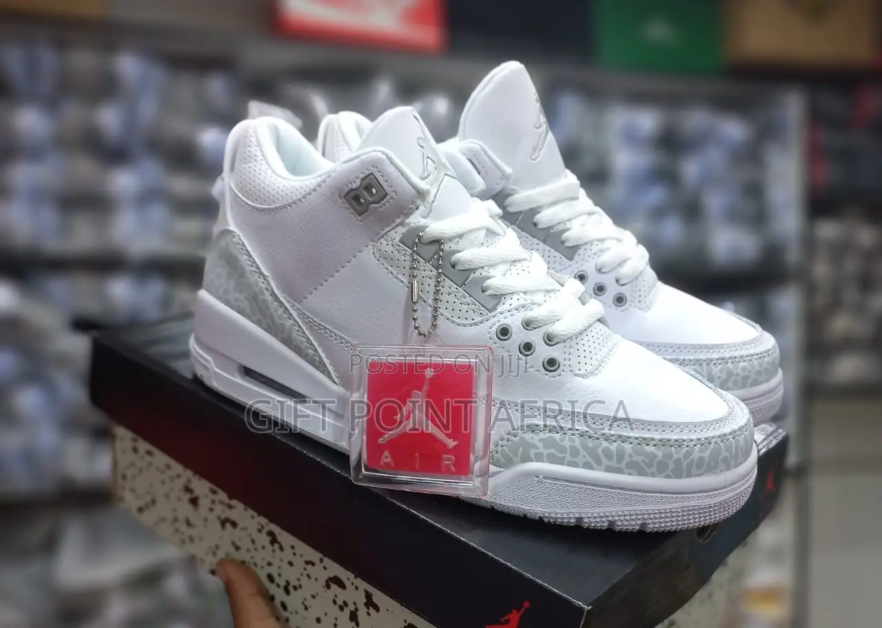 Air Jordan 3 White Men Sneakers