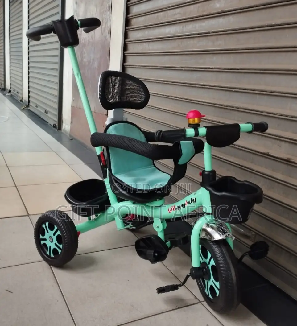 Push Handle Kids Tricycle