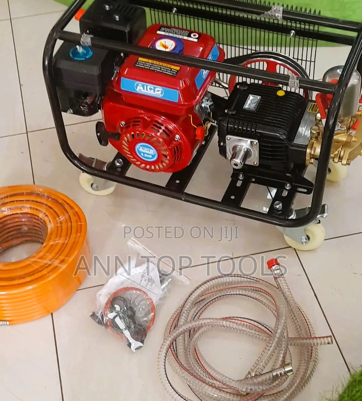 Aico Japan Petrol Engine Trolley Sprayer Without Handle 8hp