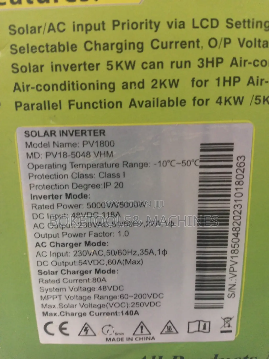 Must 5kva Solar Inverter