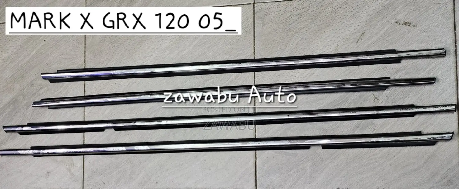 Weather Strip Mark X Chrome GRX 120 2005_