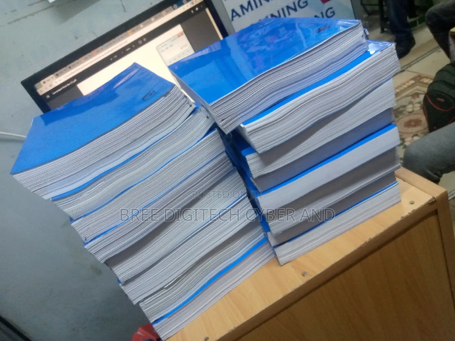 Clean Bulk Printing, Photocopies, Scanning and Binding
