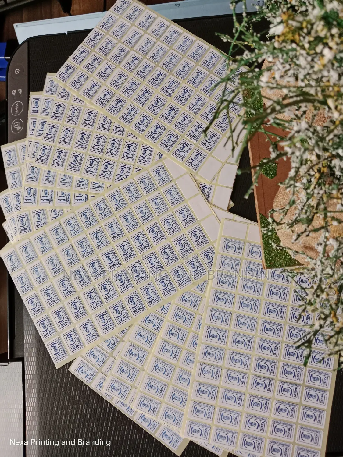 Approved Standard Kebs Self Adhesive Stickers