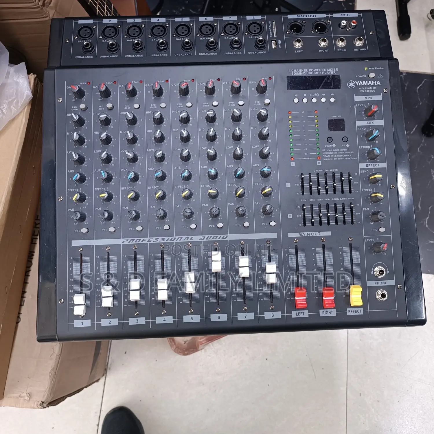 Yamaha PMX808 Powered Mixer 8 Channels