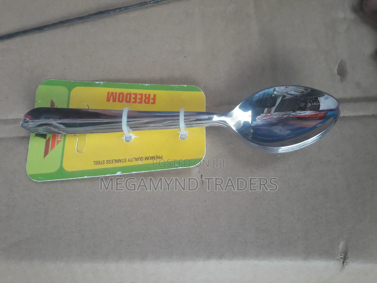6pc Stainless Steel Spoons Made in India/Heavy Gauge Spoon