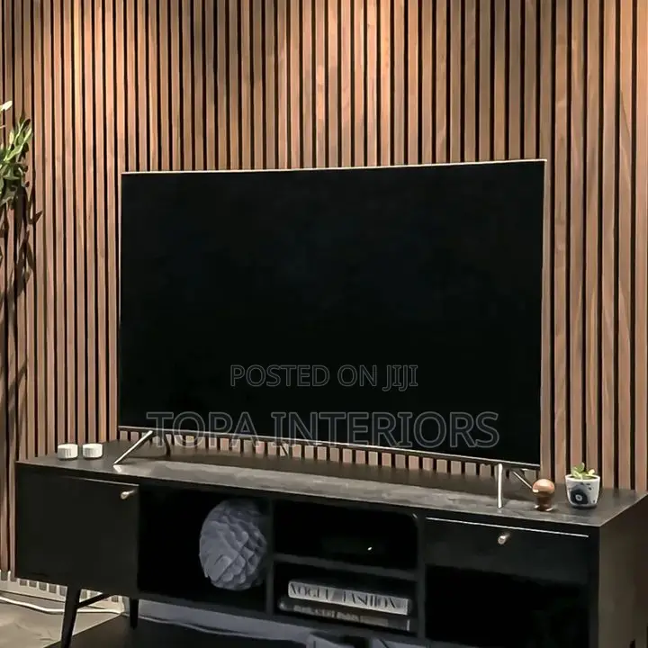 Tv Background Fluted 3d Wallpapers