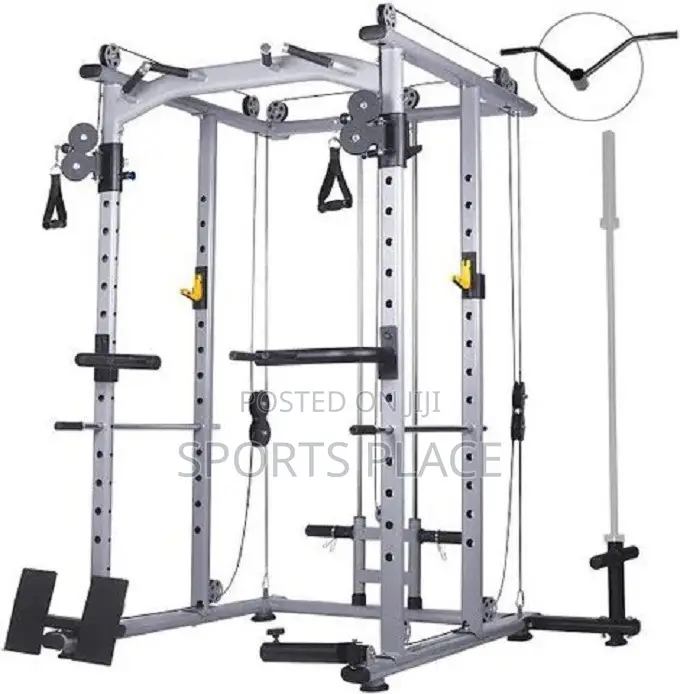 Multifunction Power Cage With Cable Cross Over
