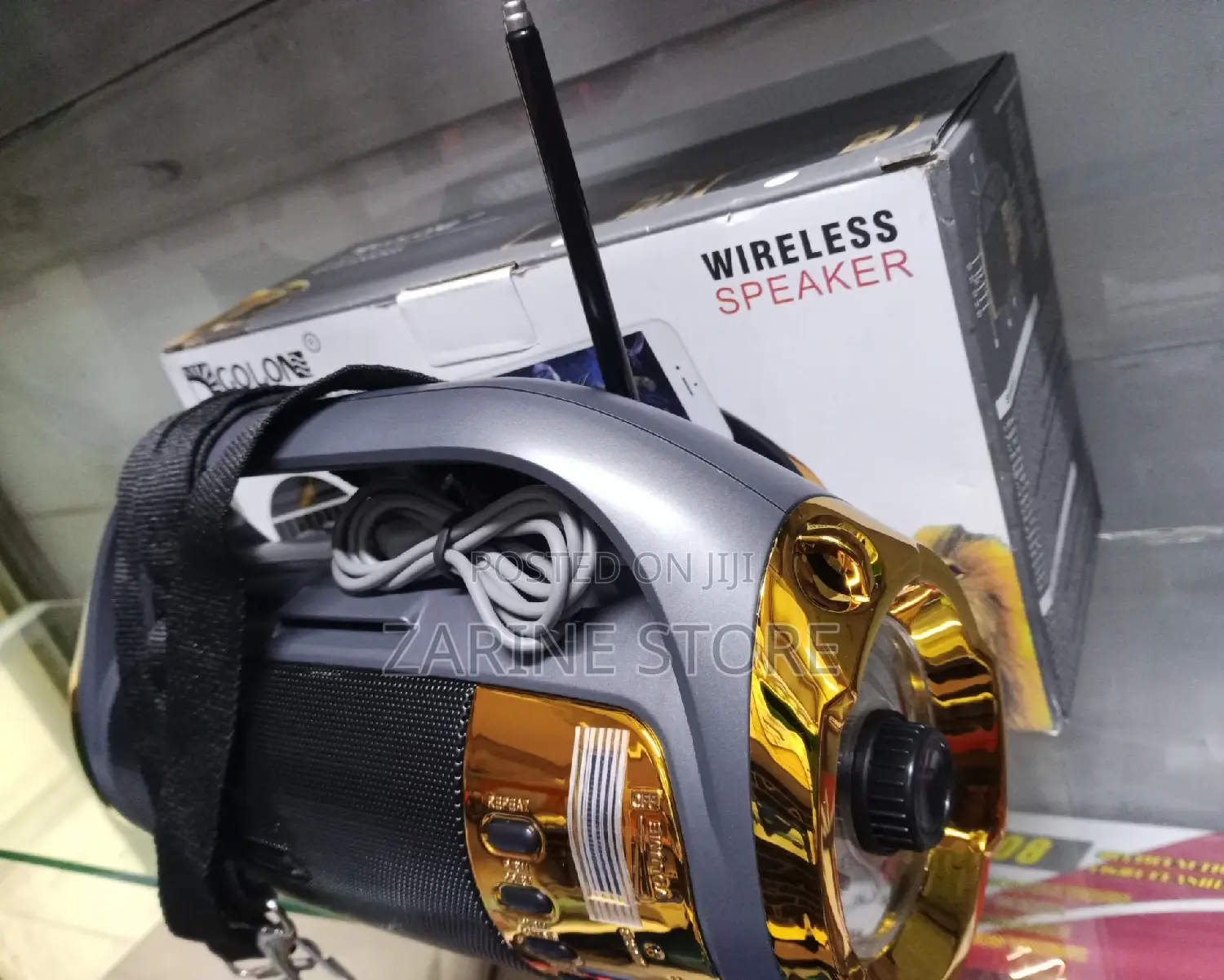 Wireless Portable Speaker Wireless, USB Charging Cable