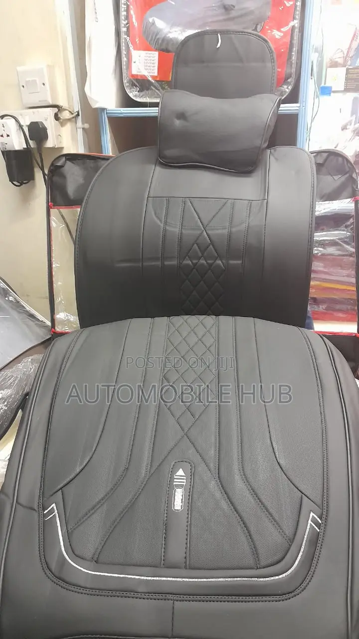 Black Leather Seat Covers With Armrest