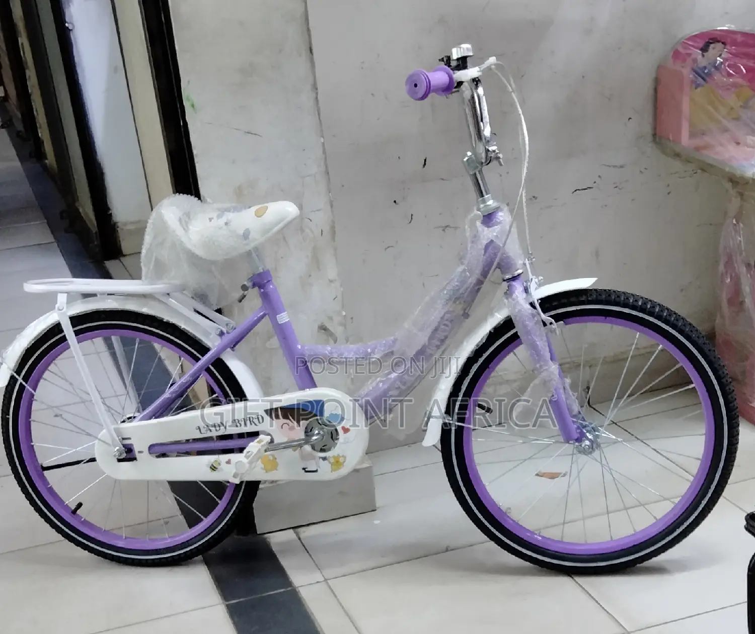 Size 20 Purple Lady Bird Bike