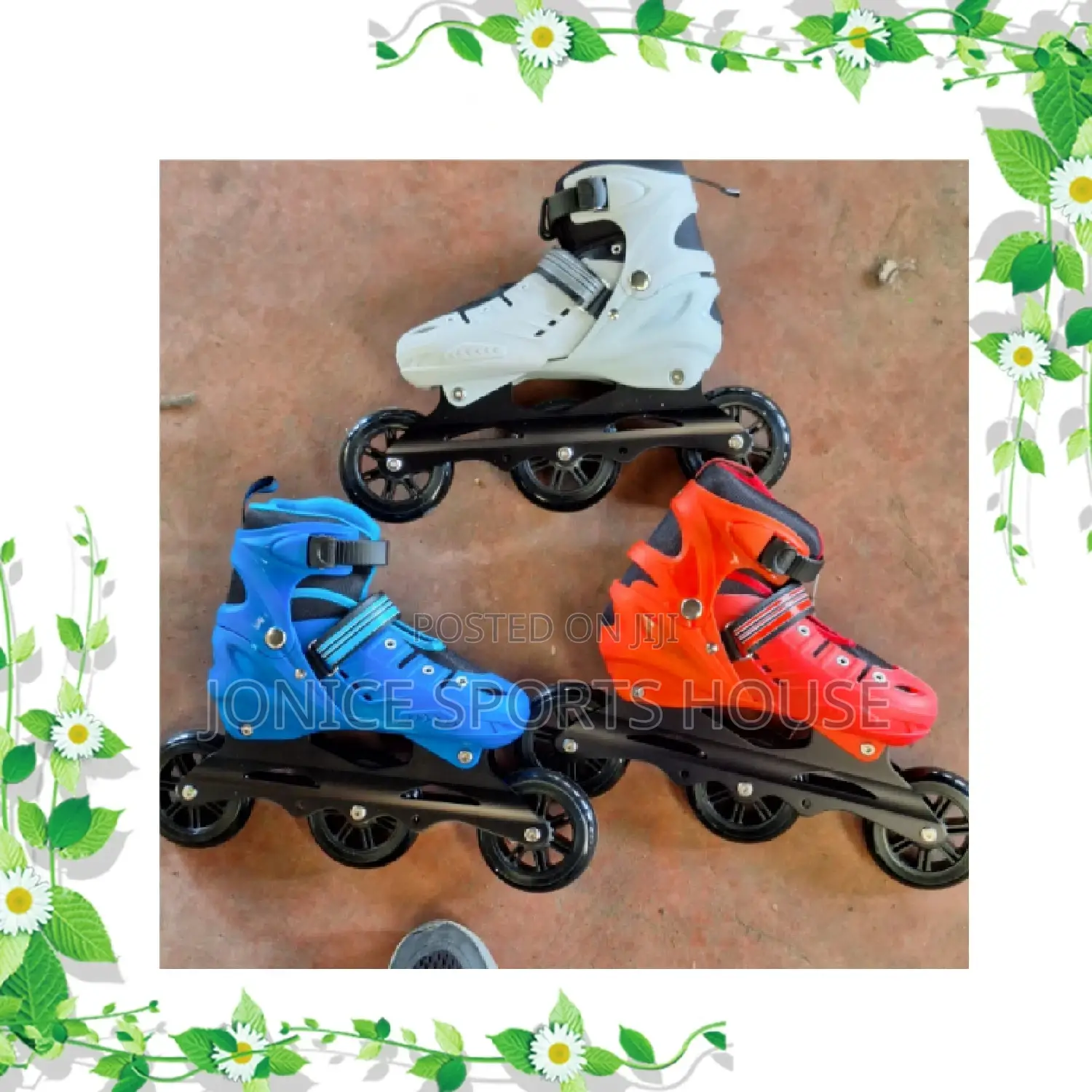 Skate Shoes With Rubber Wheels