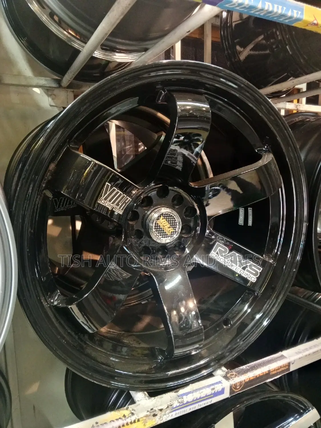 Black Rays 17 Inch Rims for Subaru, Crown, Mazda CX-5, CX-3