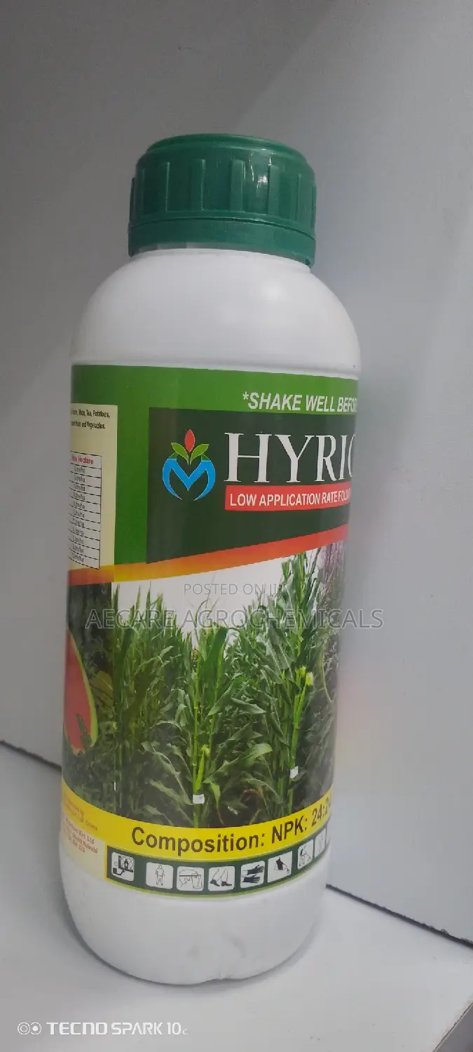 Hyrich Foliar Fertilizer N.P.K 24:24:20 + Te 1litre