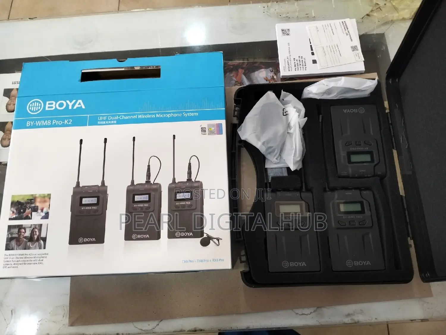 Boya by - WM 8 Pro- Dual Channel Wireless Microphone