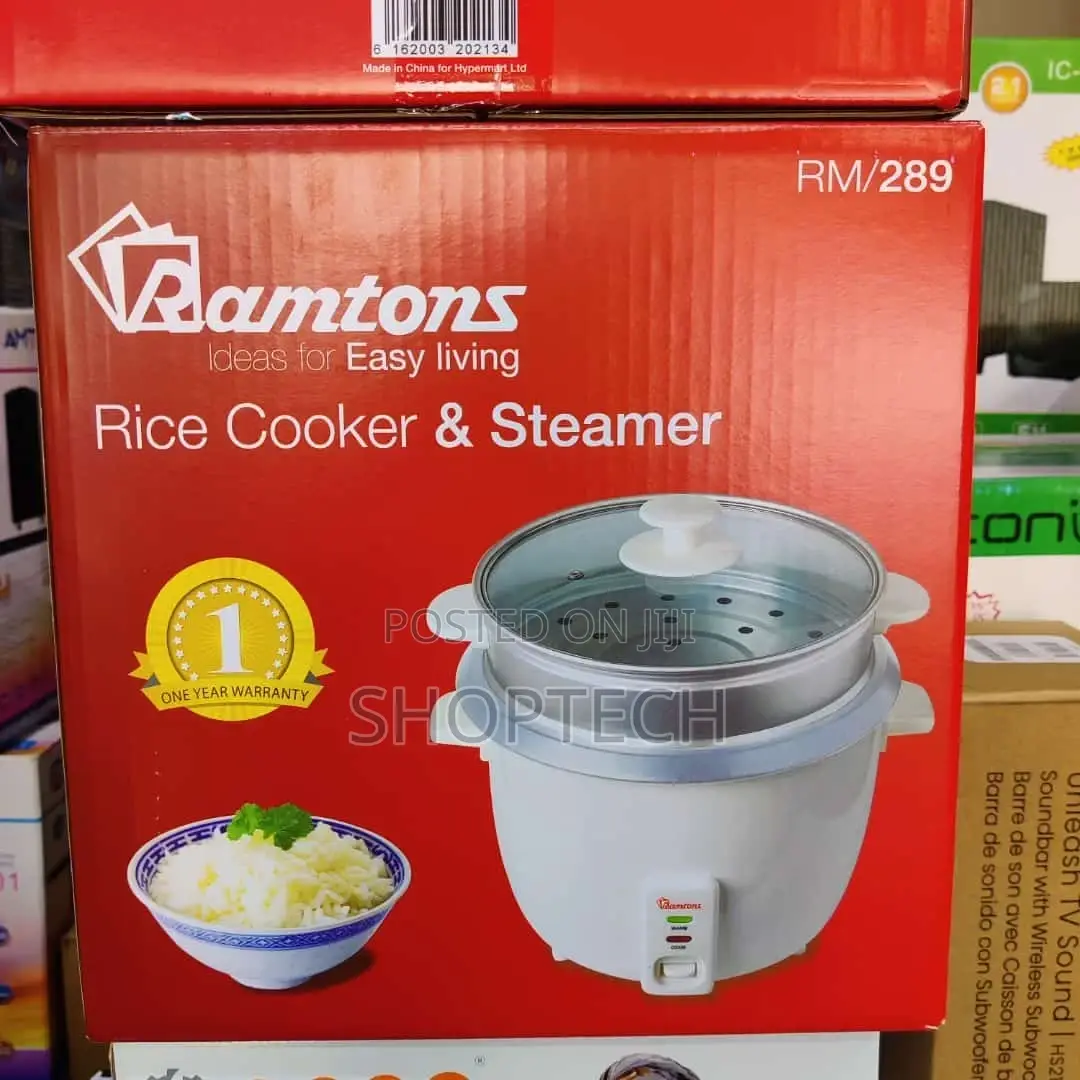 1.*Ramtons Rice Cooker Steamer RM289
