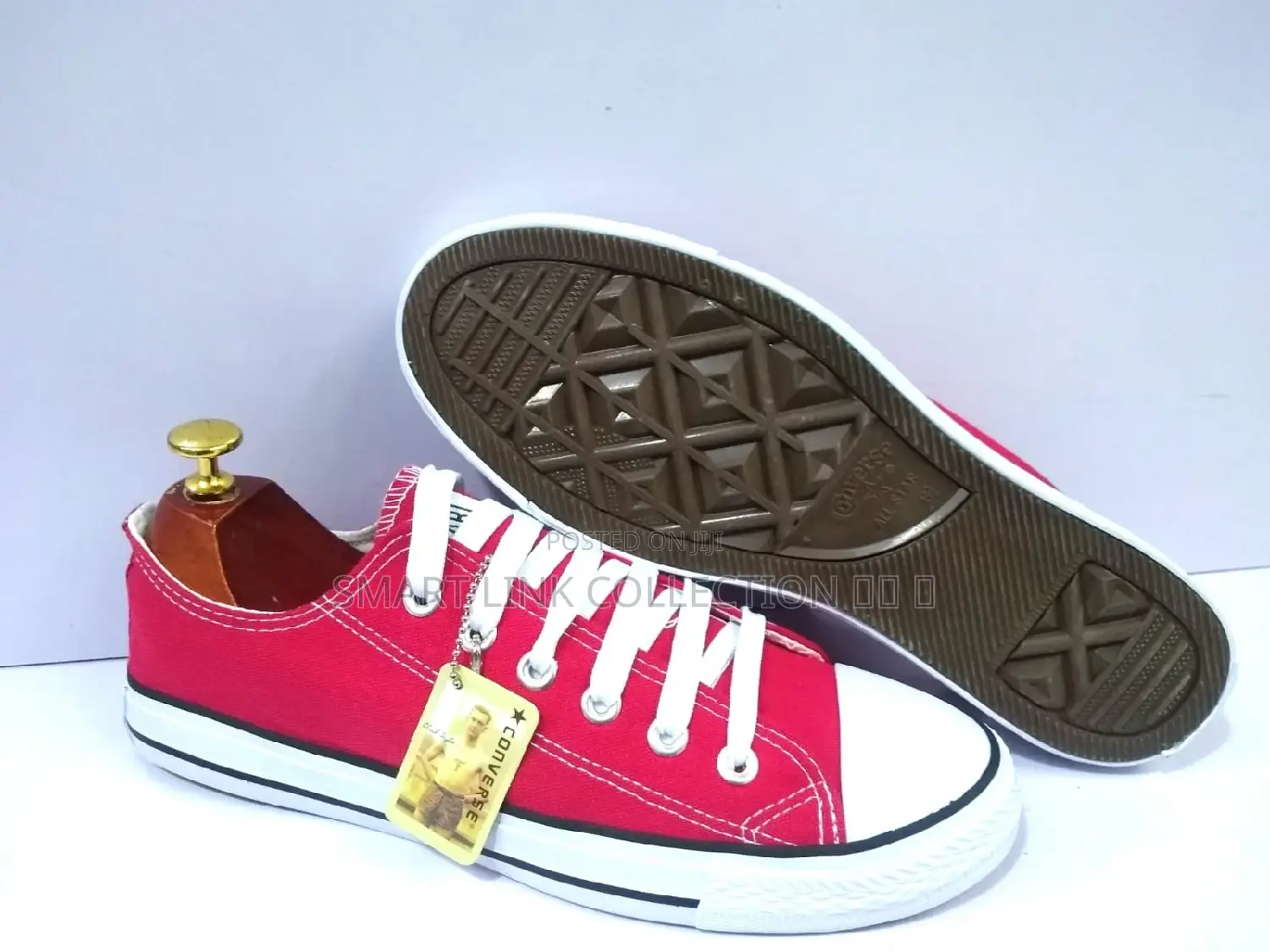 Pink/Red Converse