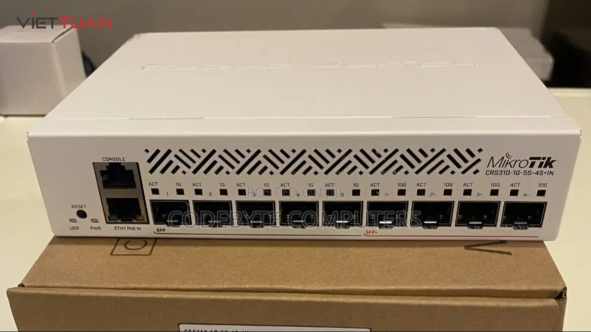 Mikrotik Mikrotik CRS310-1G-5S-4S+In Switch