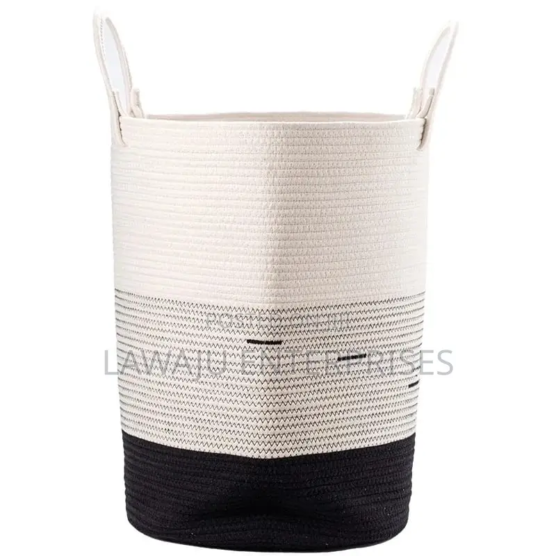 Decorative Wooven Basket With Handles
