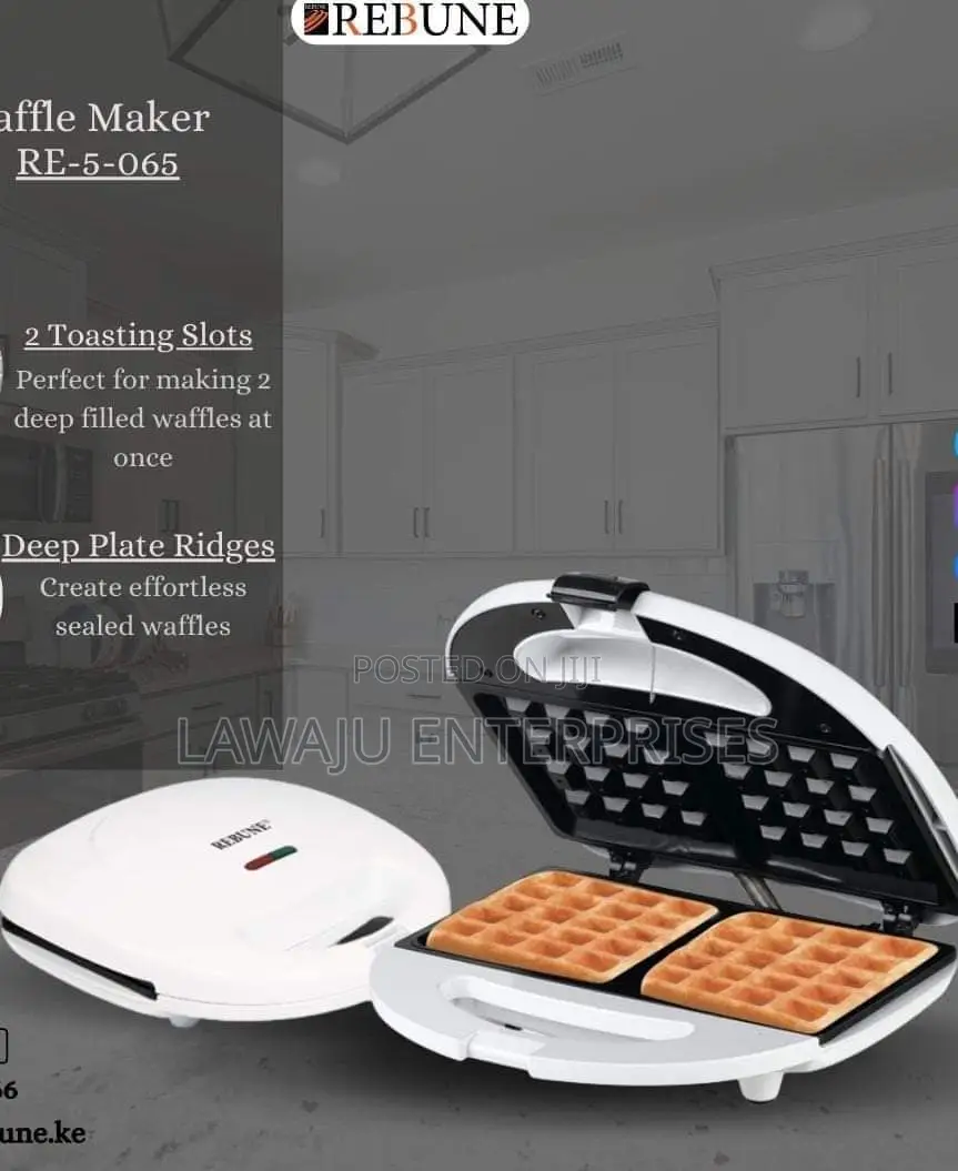 2 Slice Rebune Waffle Maker
