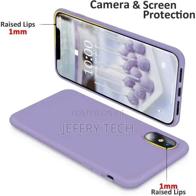 For Apple iPhone XS MAX (6.5 INCH) Real Silicone Case With I