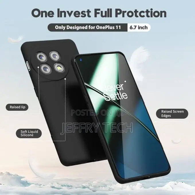 NOMAD Back Cover for Oneplus 11R 5G (Blue, Shock Proof, Sil