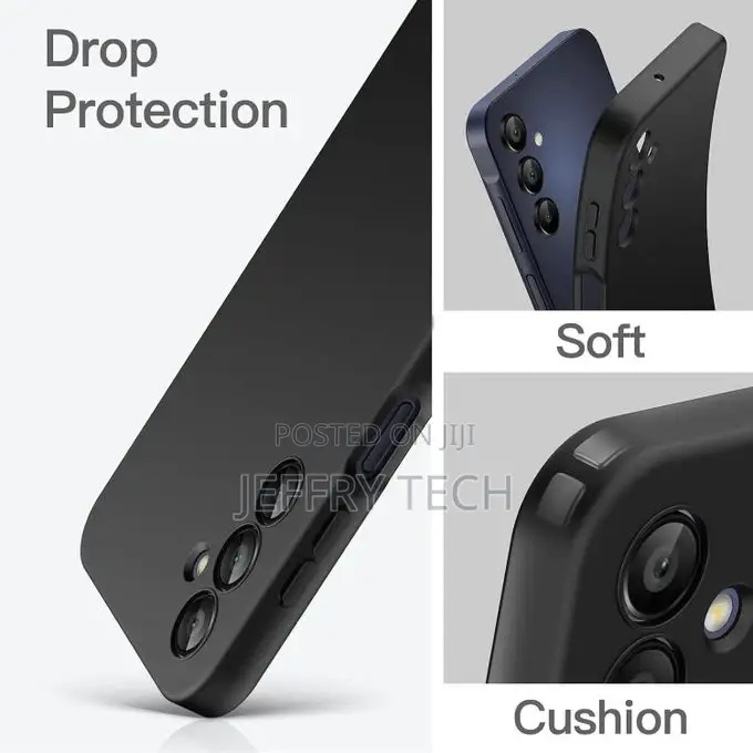 NEXZONE Back Cover for SAMSUNG Galaxy A35 5G (Black, Grip C