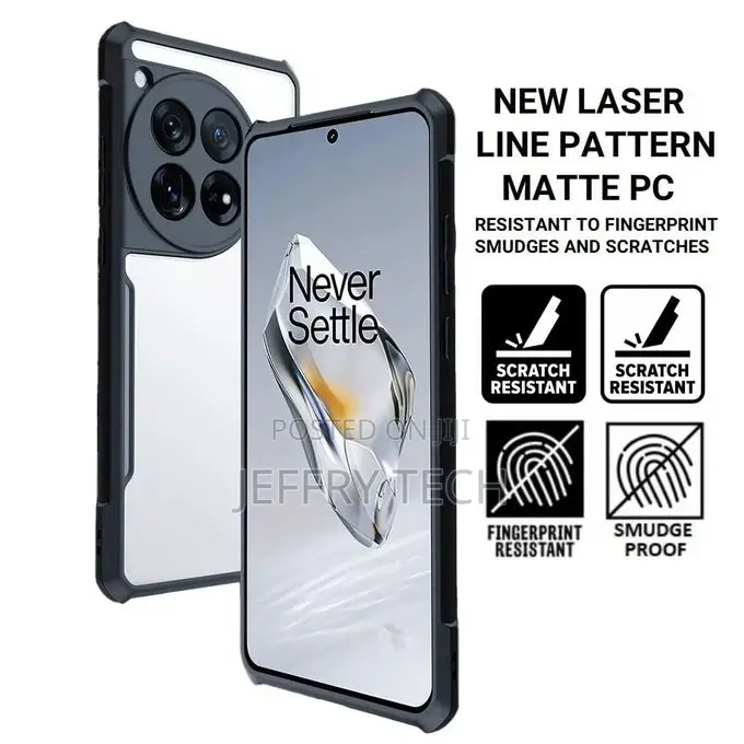 Back Cover Case Compatible With Oneplus 12R 5G (Transparent