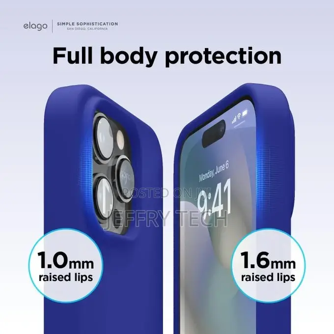 Apple iPhone 14 Pro (6.1 Inch) Real Silicone Case With Insid