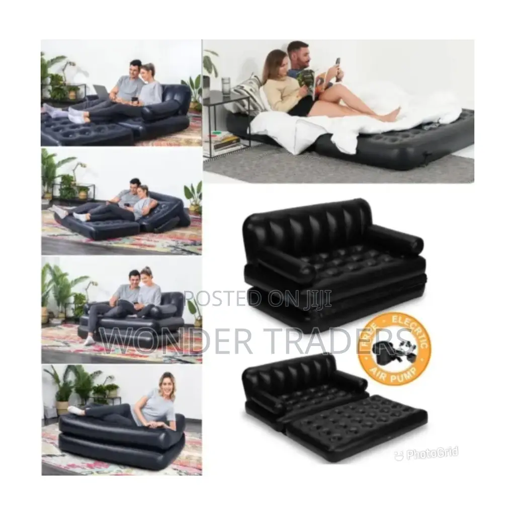 2 Seater Bestway Inflatable Pullout Sofa With Electric Pump"
