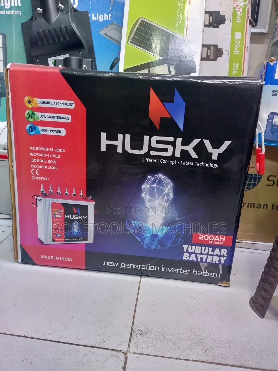 Reliable 200ah Husky Tall Tubular Solar Battery