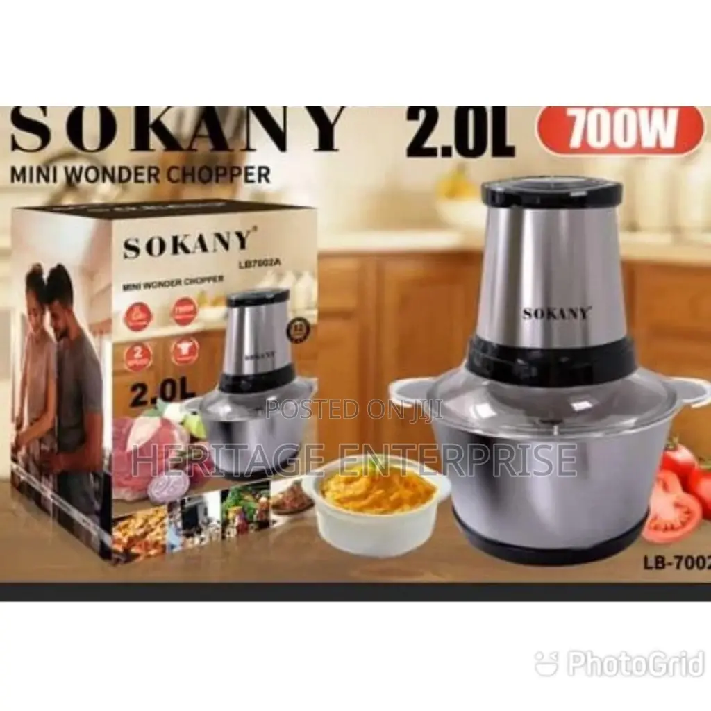 Electric Food Chopper Sokany 2l