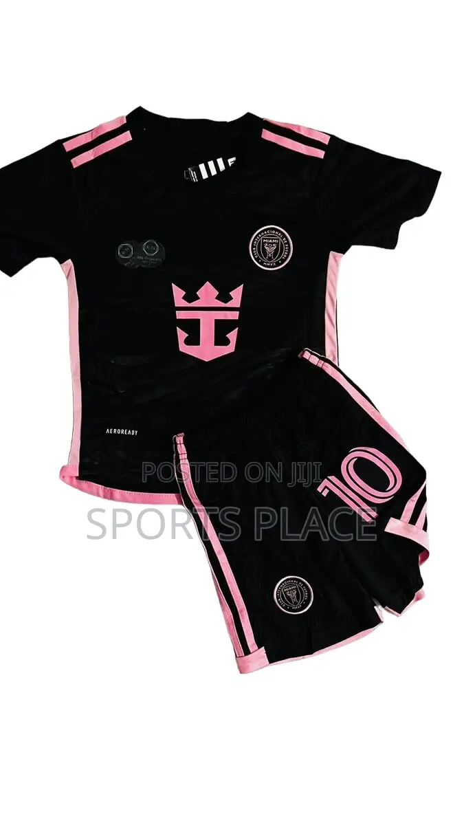 Messi Inter Miami 24/25 Away Kids Jersey