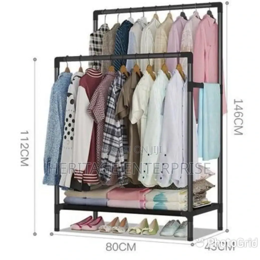 Clothing Rack Double Pole