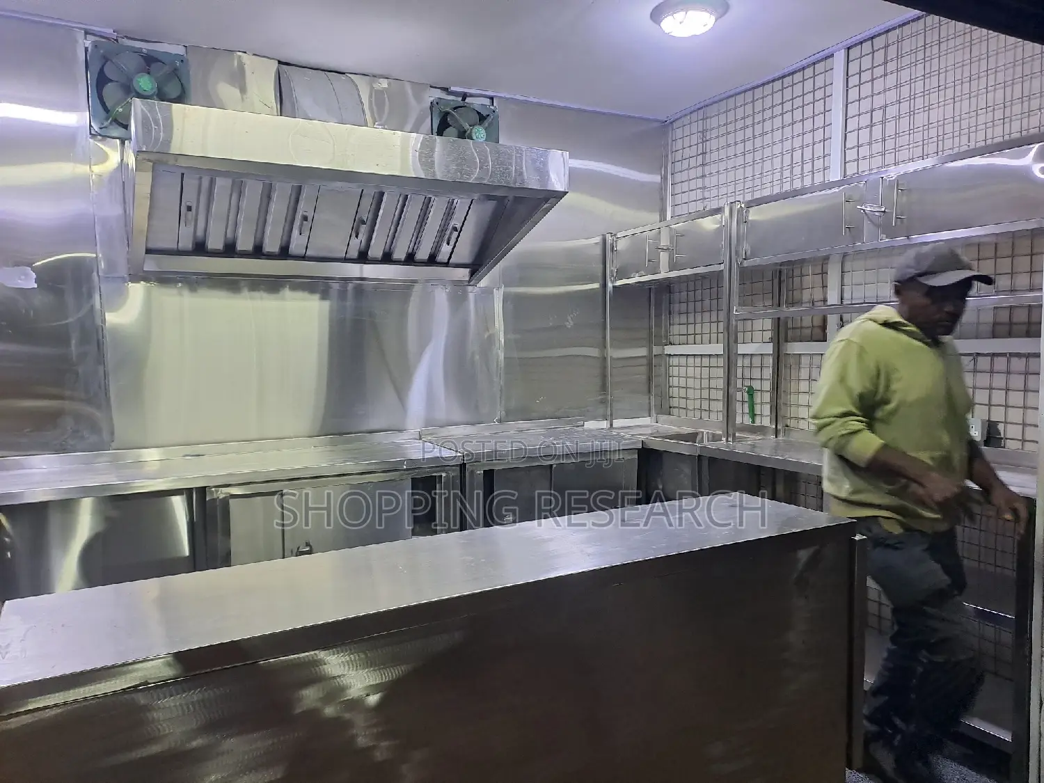 Stainless Steel Kitchen Equipments and Wall Cladding