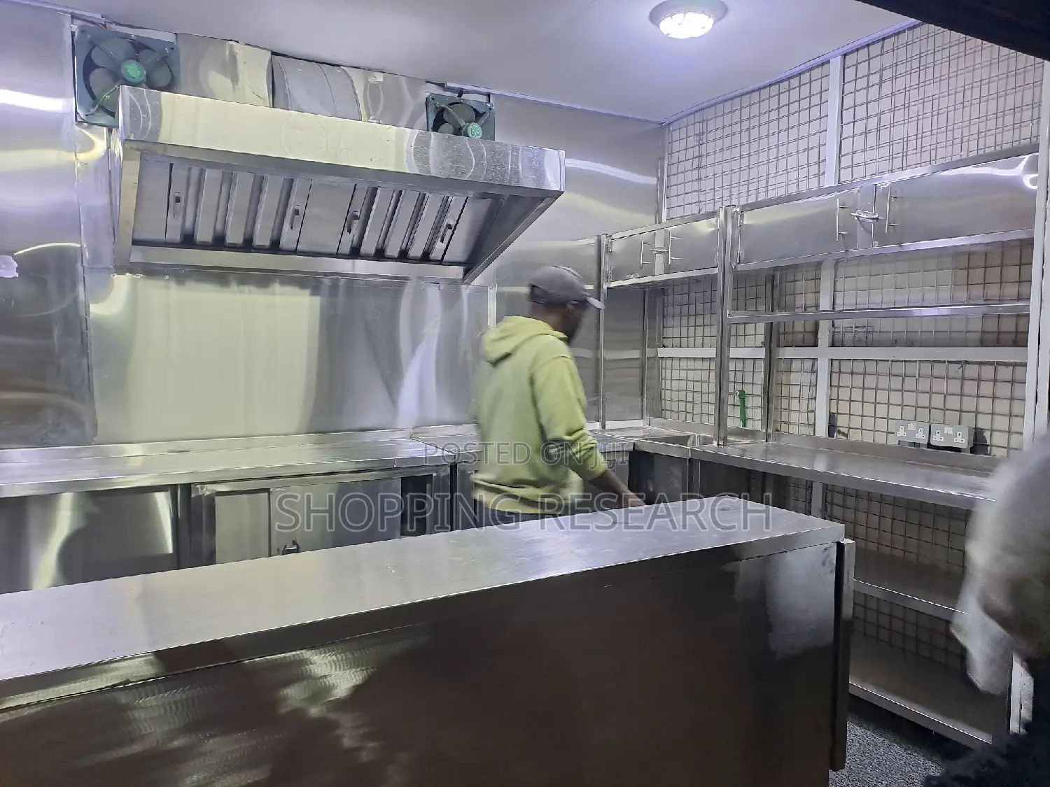 Stainless Steel Kitchen Equipments and Wall Cladding