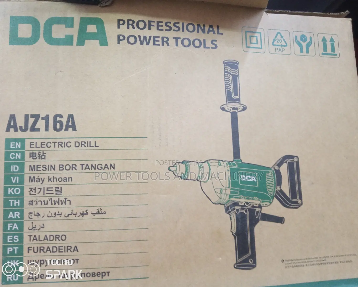 Dca AJZ16A Electric Drill 800w