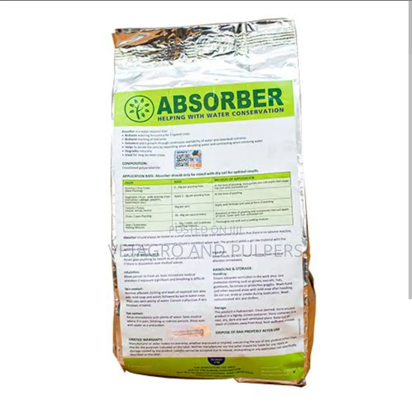 Absorber Water Retainer (Organix)
