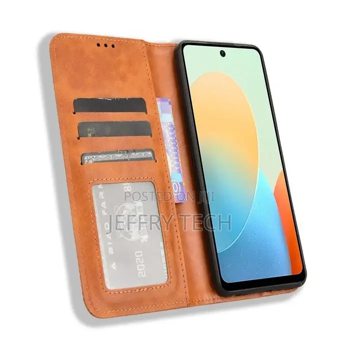 Tecno Pop 8 Wallet Case Best Stand Top Leather Case Flip Cov