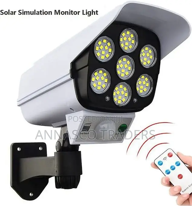 QUALITY Solar Light High Simulation Camera Solar Flood Light