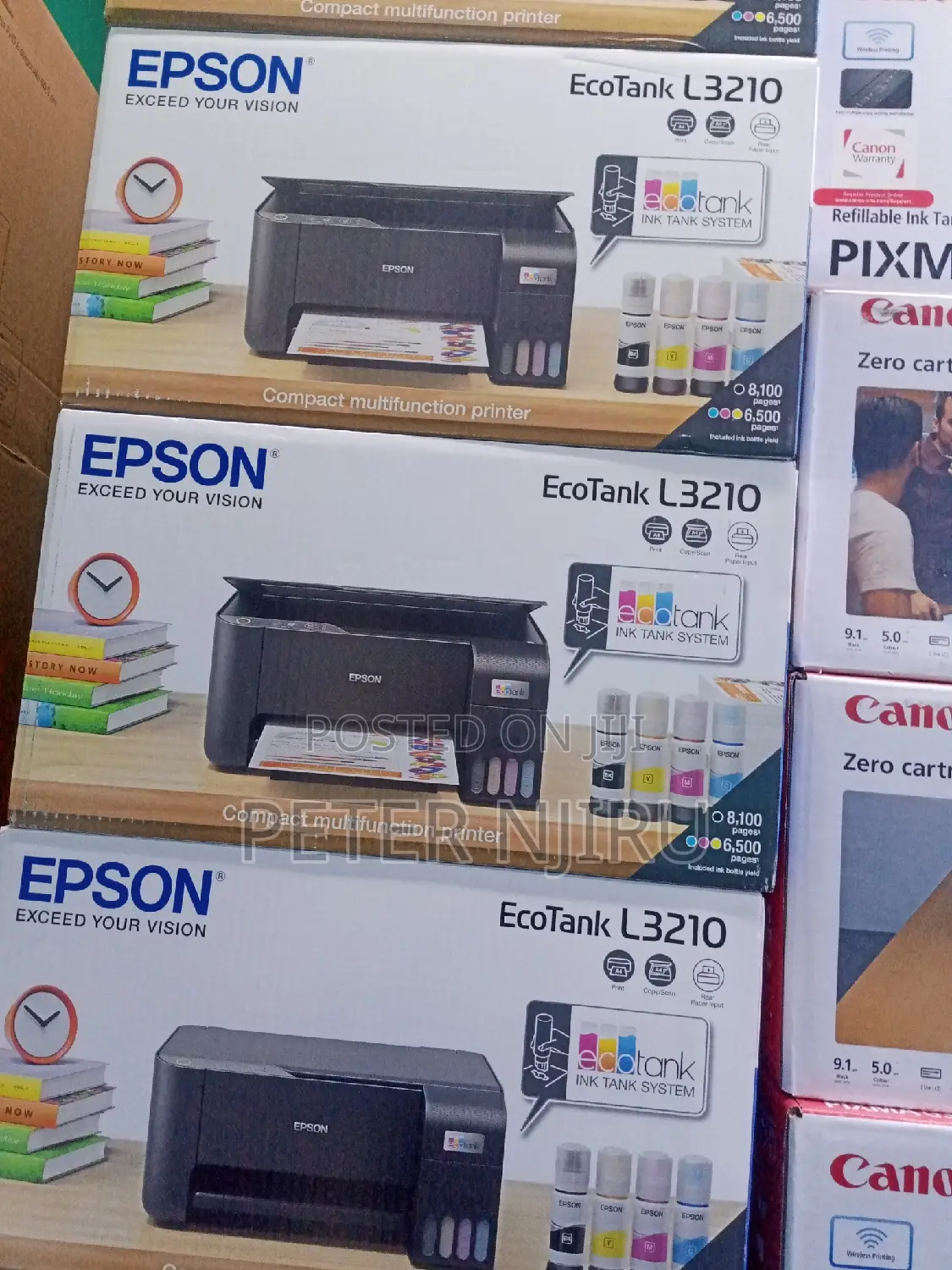 3 in 1 Epson L3210 Eco Tank PRINTER 