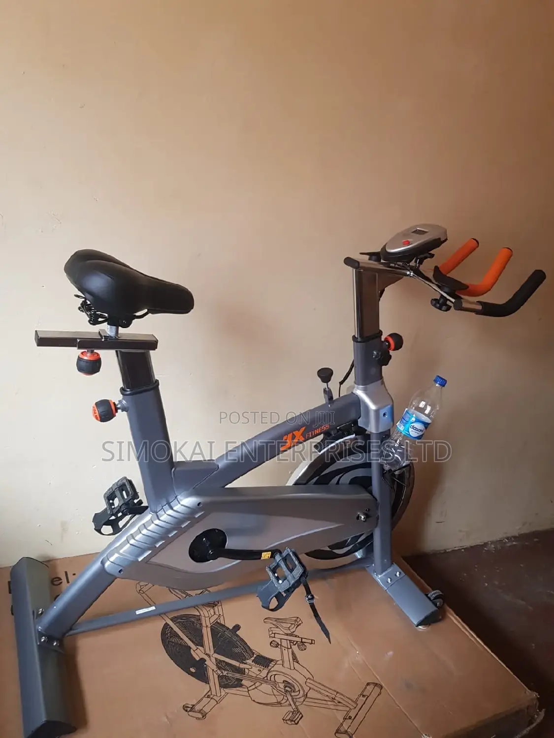 JX Fitness Spinning Bike With Wheels