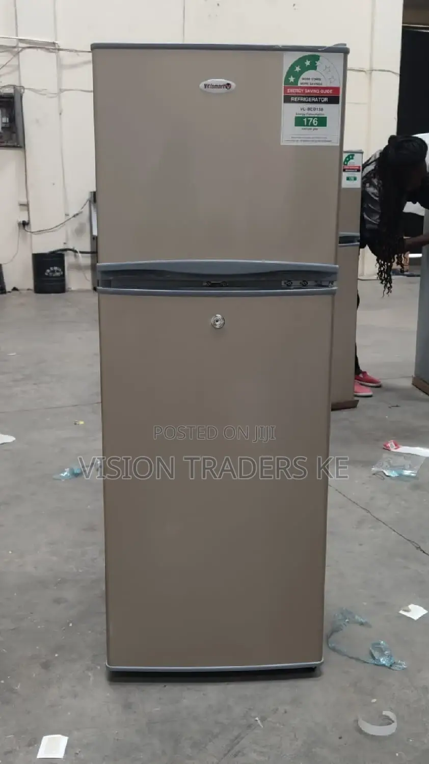 Volsmart 138litres Double Door Fridge-Refrigerator