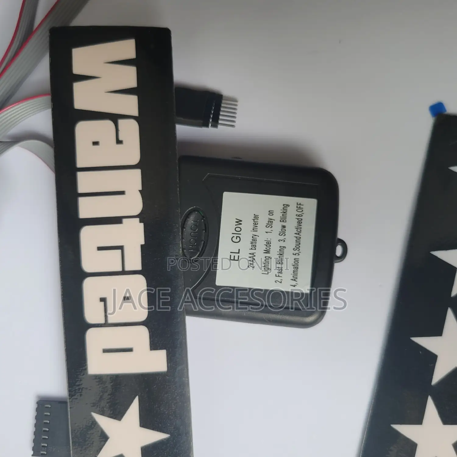 New Glowing Wanted Sticker