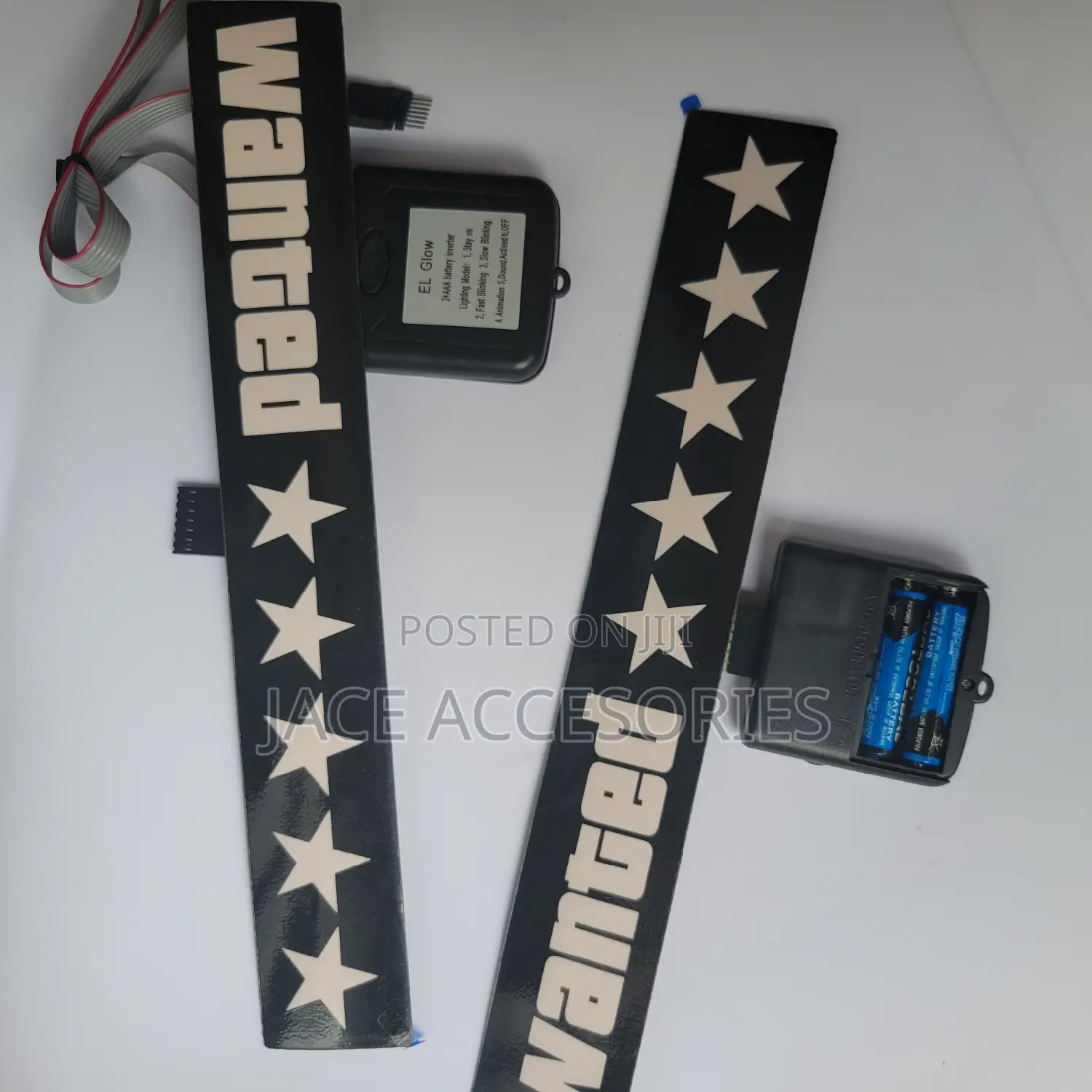 New Glowing Wanted Sticker