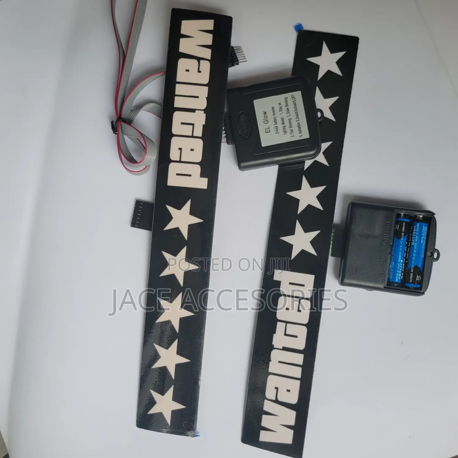 New Glowing Wanted Sticker
