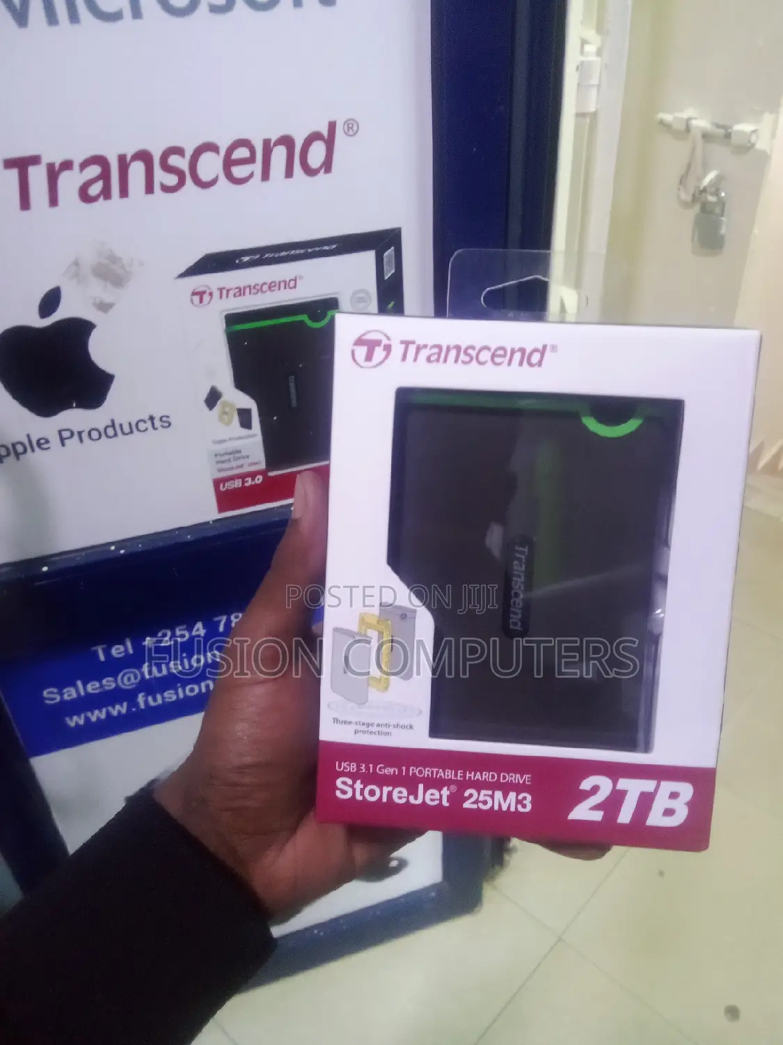 Transcend 2 Tb Usb 3.1 Gen 1 External Hard Drive