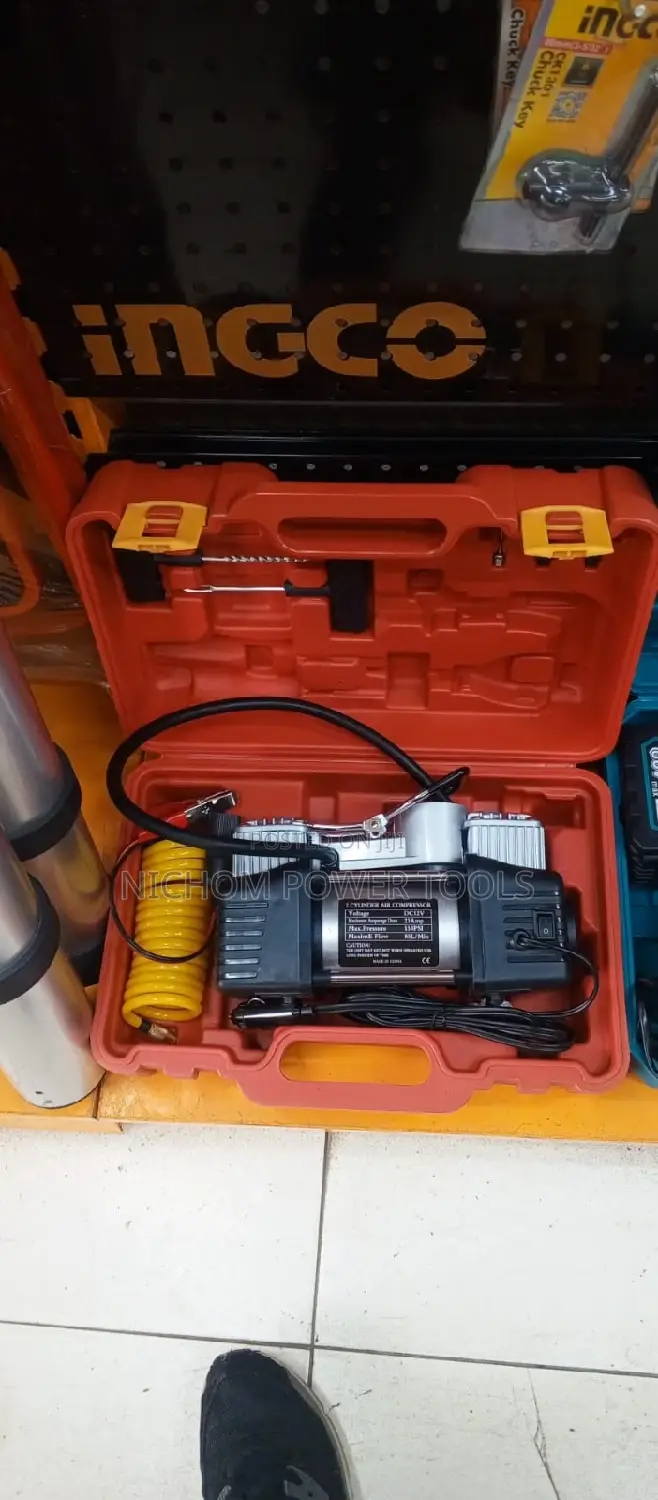 Portable Double Cylinder Air Compressor