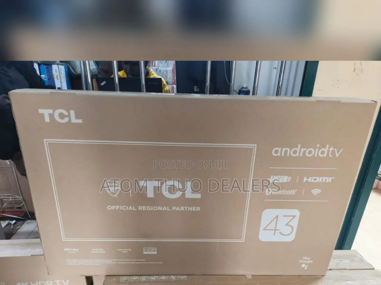 Tv TCL 43 Inches Frameless Smart Android LED Tv,Youtube Tv