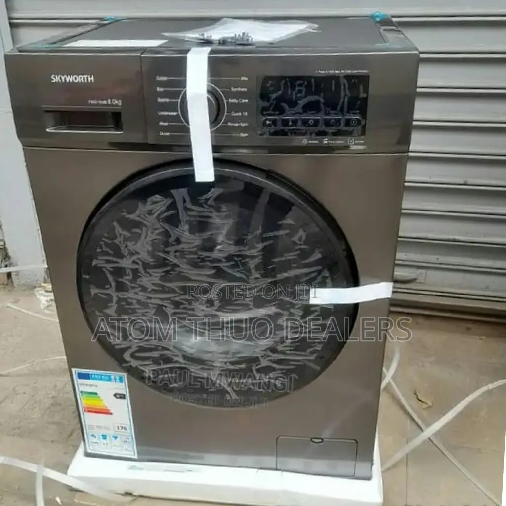 New 8kgs Skyworth Front Load Automatic Washing Machine