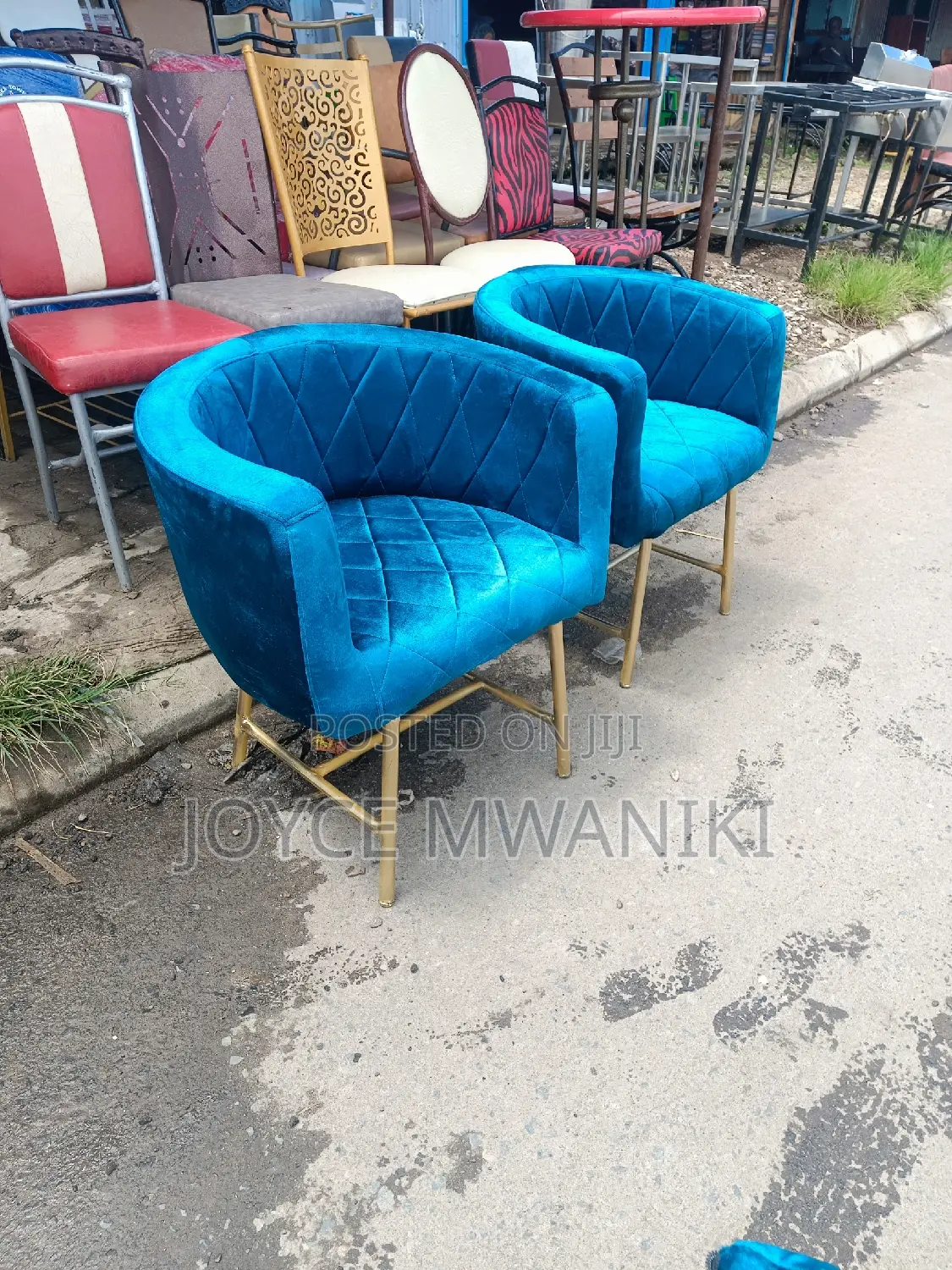 Styling Chair, Turkuish Blue 